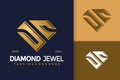 Letter J and C Diamond Logo Design, brand identity logos vector, modern logo, Logo Designs Vector Illustration Template Royalty Free Stock Photo