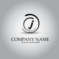 Letter J logo design concept