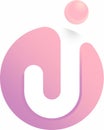 letter j logo design template elements Royalty Free Stock Photo