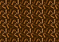 Letter J pattern in different colored brown shades for wallpaper Royalty Free Stock Photo
