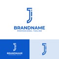 Letter JI Modern Logo, suitable for business with JI or IJ initials