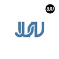 Letter JUN Monogram Logo Design