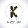 Letter K Gamer Community Logo Symbol Icon Vector