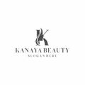 Letter K and woman beauty logo concept for your logo