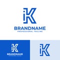 Letter KI Modern Logo, suitable for business with KI or IK initials