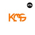 Letter KMS Monogram Logo Design Royalty Free Stock Photo
