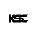 Letter KSC simple monogram logo icon design. Royalty Free Stock Photo