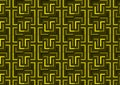 Letter L pattern in different colored green and yellow shades