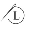 Letter L Tailor Logo, Needle and Thread Logotype for Garment, Embroider, Textile, Fashion, Cloth, Fabric