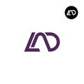 Letter LAD Monogram Logo Design