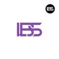Letter LBS Monogram Logo Design Royalty Free Stock Photo