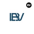 Letter LBV Monogram Logo Design Royalty Free Stock Photo