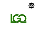 Letter LGQ Monogram Logo Design Royalty Free Stock Photo