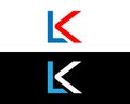 Letter LK Logo Icon Vector Template