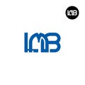 Letter LMB Monogram Logo Design Royalty Free Stock Photo