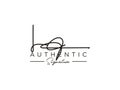 Letter LO Signature Logo Template Vector