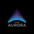 A letter logo with Aurora concept