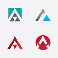 A Letter Logo Business icon Template Vector design Royalty Free Stock Photo