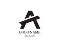 .A Letter Logo Business Template Vector icon