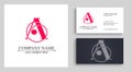 Letter logo or monogram. blank for business card. For your business. Vector sign