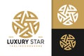 Letter A Luxury Star Logo Design, brand identity logos vector, modern logo, Logo Designs Vector Illustration Template Royalty Free Stock Photo