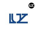 Letter LUZ Monogram Logo Design