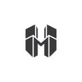 Letter M Building Logo Design can be used for the architecture corporate, construction company