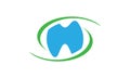 letter M dental logo Royalty Free Stock Photo