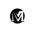 Letter M Logo Icon or Logo Design Template. Creative Symbol, Icon Vector Illustration Royalty Free Stock Photo
