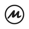 Letter M logo Royalty Free Stock Photo
