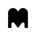 Letter M logo Royalty Free Stock Photo