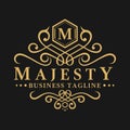 Letter M - Majesty - Classic Luxurious Logo Template