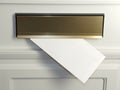 Letter in the mailbox Royalty Free Stock Photo
