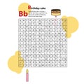 Letter Maze B. This worksheet helps kids recognize