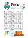 Letter Maze F. This worksheet helps kids recognize and name capital and lowercase letters. Kids also exercise thinking