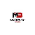 Letter mb home logo template