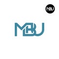 Letter MBU Monogram Logo Design