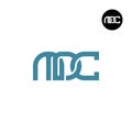 Letter MDC Monogram Logo Design Royalty Free Stock Photo