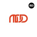 Letter MDD Monogram Logo Design Royalty Free Stock Photo