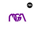 Letter MGA Monogram Logo Design