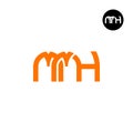 Letter MMH Monogram Logo Design Royalty Free Stock Photo