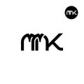 Letter MMK Monogram Logo Design Royalty Free Stock Photo