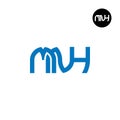 Letter MNH Monogram Logo Design Royalty Free Stock Photo