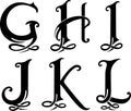 Letter Monogram Set 2 Uppercase