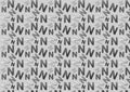 Letter N pattern in different colored grey shades for wallpaper