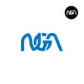 Letter NGA Monogram Logo Design