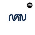 Letter NMN Monogram Logo Design Royalty Free Stock Photo