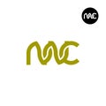 Letter NNC Monogram Logo Design Royalty Free Stock Photo