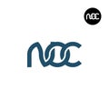 Letter NOC Monogram Logo Design