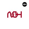 Letter NOH Monogram Logo Design